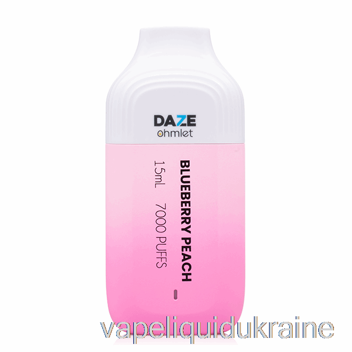 Vape Liquid Ukraine 7 Daze OHMLET 7000 Disposable Blueberry Peach